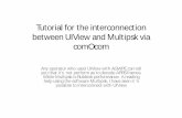 Tutorial for interconnection between UIVIEW and Multipsk ... · PDF fileTutorial for the interconnection between UIView and Multipsk via ... the freeware "com0com" ... Continue manual
