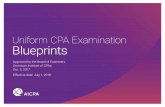 Uniform CPA Examination Blueprints - aicpa.org · PDF fileBEC7 Area I — Corporate Governance ... and Federal Tax Procedures ... • Audit engagement – during planning,