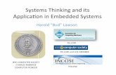 Systems Thinking and its Applicaon in Embedded · PDF fileSystems Thinking and its Applicaon in Embedded Systems Harold “Bud” Lawson ... SEMAT INITIATIVE (SOFTWARE ENGINEERING