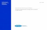 Project Appraisal Using Discounted Cash Flow - IFAC · PDF file1.7 DCF analysis and estimating the NPV of cash flows incorporate ... objectives requires an understanding of the ...
