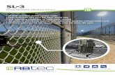 Fence Mounted Vibration Sensor - · PDF fileFence Mounted Vibration Sensor SL-3 Your security is our challenge • Multidirectional shaker sensor cable • High detection and very