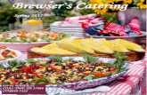 Brewser`s Catering - MicrosoftS... · Brewser`s Off premises catering Brewser`s catering offers you the option of having the party brought to you with our off premises catering options.