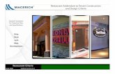 Restaurant Addendum to Tenant Construction and …assets.macerichepicenter.com/FileManager/Property/TenantPackage/... · Restaurant Addendum to Tenant Construction and Design Criteria.