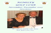ROMILEY GOLF CLUBromileygolfclub.org/newsite/wp-content/uploads/2018/01/news-nov... · Eclectic & Birdie Tree Div 1, Linda Moore Eclectic Div 2 Janet McRoberts ... John loved his