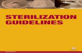 Sterilization Guidelines - International Committee of the · PDF file · 2016-10-19Organizing the sterilization department 13 7.1. The flow of instruments through the central sterile