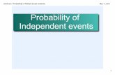 handout 9.7 Probabilbity of Multiple Events.notebook Probability.pdf · handout 9.7 Probabilbity of Multiple Events.notebook 1 May 11, 2016 Probability of ... 5 8 x3 8 =15 64. handout