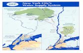 Map of New York City's Water Supply System York City's Water Supply System Pepacton Reservoir 'aware Neversink Reservoir Hi//view Reservo S choharie Reservoir Esopus Creek Rondout