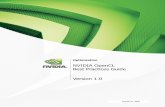NVIDIA OpenCL BestPracticesGuide · PDF fileA.1 Overall Performance Optimization Strategies 41 A.2 High-Priority Recommendations 42 ... NVIDIA OpenCL Getting Started Guide NVIDIA OpenCL