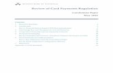 Review of Card Payments Regulation - Reserve Bank of · PDF file · 2016-05-26Review of Card Payments Regulation ... highlighted developments in the cards market and aspects of the