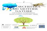THE ORCHESTRA AND MOTHER NATURE - Victoria · PDF fileTHE ORCHESTRA AND MOTHER NATURE ... rhythm patterns). An intellectual response is usually expressed by identifying, ... evocative