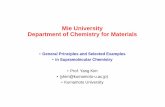 Mie University Department of Chemistry for Materials - - 3. Self-assembly.pdf · Mie University Department of Chemistry for ... to form the most thermodynamically stable assembly