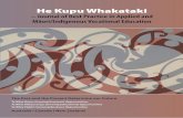 Journal of Best Practice in Applied and Māori/Indigenous ... · PDF file– Journal of Best Practice in Applied and Māori/Indigenous Vocational Education ... in Applied and Māori/Indigenous