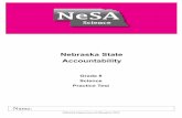 Grade 8 Science Practice Test - Nebraska · PDF fileDirections: On the following pages of your test booklet are multiple-choice questions for Session 1 of the Grade 8 Nebraska State