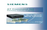 AT Command  · PDF file · 2015-10-22AT Command Set Siemens Cellular Engines MC35 Module MC35 Terminal Version: ... 4.50 AT+VTS DTMF and tone generation ... AT Command Set,