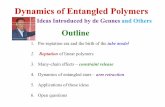 Dynamics of Entangled Polymers - American Physical … of Entangled Polymers Outline 1. Pre-reptation era and the birth of the tube model 2. Reptation of linear polymers Ideas Introduced