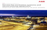 ABB Excitation Care Brochure (English - pdf - ABB Group · PDF filesynchronizing equipment Improve the performance of ... ABB is the world leading supplier of high ... 9 SERVICE OR
