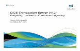 CICS Transaction Server V4.2 - IBM · PDF filesupporting both modern and traditional programming languages and ... IBM intends a future release of CICS TS to ... is set for the current