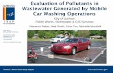 Evaluation of Pollutants in Wastewater Generated by Mobile ... · PDF fileSeveral pollutant concentrations in mobile car wash wastewater are similar to or higher than untreated domestic