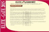ELITE - GAeliteacademy.in/Downloads/GATE_2015.pdf · INTRODUCTION - GATE? administered and conducted jointly by the seven Indian Institutes of Technology and the Indian Institute