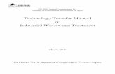 Technology Transfer Manual of Industrial … of Committee of Technology Transfer Manual of Industrial Wastewater Treatment Chairman of the committee; Dr. Masataka Sugahara, Professor,