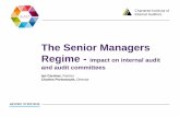 The Senior Managers Regime - impact on internal audit and ... · PDF fileThe Senior Managers Regime - impact on internal audit ... Do I understand SMR and my own role & responsibilities?