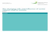The changing role and influence of senior support staff in ...dera.ioe.ac.uk/2984/1/download?id=146452&filename=non-qts-report.pdf · The changing role and influence of senior ...