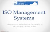 ISO Management Systems - · PDF fileISO Management Systems Guidance on understanding the benefits of an ISO Management System . ... • Annual Surveillance audit by external registrar