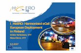 I HeERO: Harmonised eCall European Deployment in · PDF fileI_HeERO: Harmonised eCall European Deployment in Finland ... 2G and 3G networks ... KPI_001 Success rate of completed eCalls