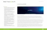 nGeniusONE - NETSCOUT · PDF filenGeniusONE platform supports a broad array of service provider network architectures including mobile, ... be tracked, including handover and Inter-RAT