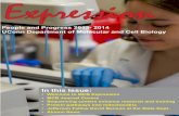 People and Progress 2013- 2014 UConn Department of ... · PDF filePeople and Progress 2013- 2014 UConn Department of Molecular and Cell Biology ... One project in particular illustrates