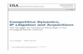 Competitive Dynamics, IP Litigation and Acquisitions - · PDF fileCompetitive Dynamics, IP Litigation and Acquisitions: 1 The Struggle for Positional Advantage in the Emerging Mobile