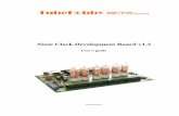 Nixie Clock Development Board v1 - · PDF filecontroller or coffee machine timer may be created using the “Nixie Clock Development ... • Alarm clock ... Real time clock and battery