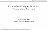 Renewable Energies Business - Mitsubishi Heavy · PDF fileenergy-related products ... strategy ・・・ GTCC；Gas ... Ltd. 8．Expand GTCC Business 26 21 30 30 0 10 20 30 40 H18H19H20H21
