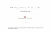 Philanthropy and Equity: The Case of India - CBD · PDF filePhilanthropy and Equity: The Case of India ... in wealth, but in health, education, ... in the study and strengthening of