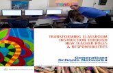TRANSFORMING CLASSROOM INSTRUCTION …generationschools.org/assets/resourcefiles/pdfs...Transforming Classroom Instruction Through New Teacher Roles & Responsibilities 2 Transforming