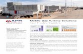 Mobile Gas Turbine Solutions - APR Energy · PDF fileStabilize Your Grid Mobile gas turbines offer significant grid stability advantages over reciprocating engines, while providing