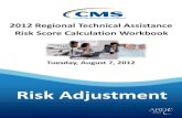 Risk Adjustment RA Risk Score...Risk Adjustment Risk Score Calculation Workbook . ... CMS uses the risk adjustment models to calculate a risk score for each beneficiary. Calculation
