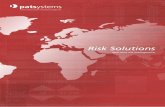 Risk Solutions - Patsystems Solutions Readers 2013.pdf• Real-time margin calculation for ... • Ability to integrate stand-alone ... • Customisable alerts defined by risk administrators
