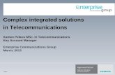 Complex integrated solutions in Telecommunications - …idg.bg/idgevents/idgevents/2013/0326175700-Enterprise... · ENTERASYS Networking Solution Portfolio Fixed switching & routing