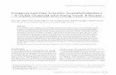 Predatory and Fake Scientific Journals/Publishers – A ... · PDF file15/06/2014 · Predatory and Fake Scientific Journals/Publishers ... pact factor compiled by Journal Citation