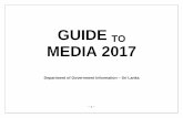 GUIDE TO MEDIA 2017 - Sri Lanka · PDF filesri tv ... media spokesman for sri lanka police sri lanka police
