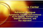 adrenal fatigue remake - Welcome to Jace Medical! fatigue remake2.pdfClinical Manifestations: Lassitude. Fatigue worsens with exercise and is relieved by rest. Exercise intolerance