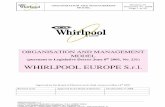 WHIRLPOOL EUROPE S.r.l. · PDF fileWhirlpool Europe s.r.l. CAPITAL STOCK Euro 78,000,000. fully paid-up - R.E.A. VARESE 189040 Varese Trade Register/Italian Fiscal Code/VAT No.: 01534610124