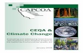 CEQA & Climate Change - CAPCOA … ·  · 2012-03-27local governments. ... recently amended by the Global Warming Solutions Act of 2006 ... from global warming. In light of our current
