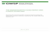 THE MASSACHUSETTS CLEAN ENERGY AND CLIMATE SCORECARD · PDF file · 2017-01-16THE MASSACHUSETTS CLEAN ENERGY AND CLIMATE SCORECARD Assessing the Commonwealth’s progress toward meeting