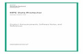HPE Data Protector - · PDF fileSAP HANA Appliance 91 Oracle Server 91 VMware vSphere 92 Sybase Server 93 ... which can be found on any Data Protector installation DVD-ROM in the \DOCS\support