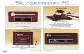 Airflyte Premium Series - Riverside Rubber Stamp & · PDF fileAirflyte ® Premium Series plaques and gifts with rosewood stain and heavy lacquer piano-finish, the ultimate in recognition