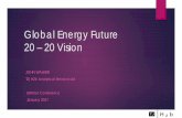 Global Energy Future 20 – 20 Vision - · PDF file20 – 20 Vision . JOHN WALKER . TJ|H2b Analytical Services Ltd . UHVnet Conference . January 2017 . ... system to 2040 . Conclusions