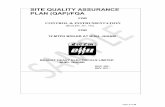 SITE QUALITY ASSURANCE PLAN (QAP)/FQA - … QUALITY ASSURANCE PLAN (QAP)/FQA OF ... Head Erection Engineer QAE BY NTPC ... Manual Manual MATERIAL RECIPET/STORAGE/ ERECTION