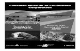 Canadian Museum of Civilization Corporation · PDF file3.5. Diversity ... The CMCC is a member of the Canadian Heritage Portfolio. ... • expanding and enriching the presentation